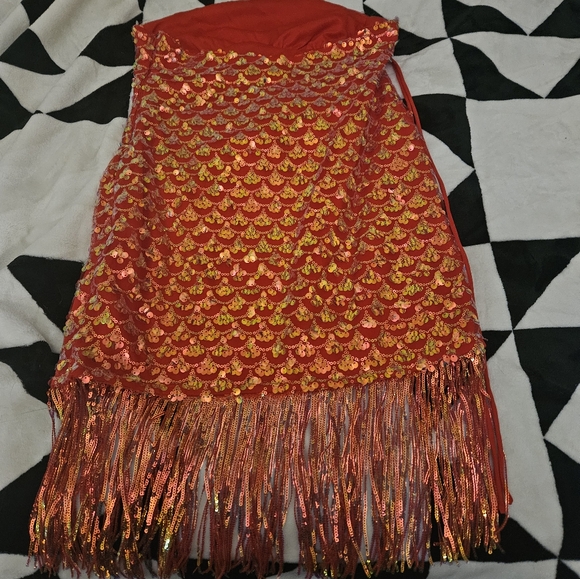 Mermaid Sequin Halter Dress - Picture 3 of 3